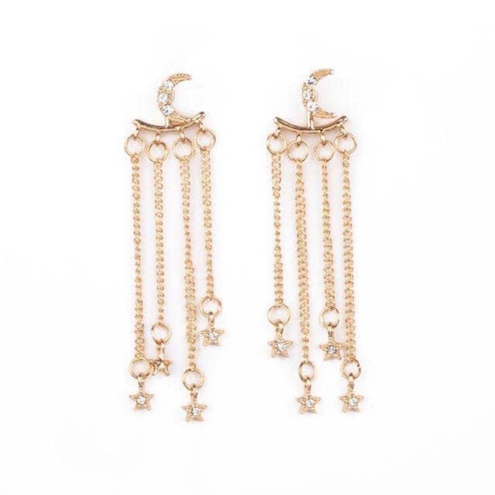 Moon And Stars Earrings ✨🌙